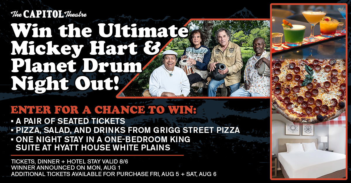 More Info for Win The Ultimate Night Out with Mickey Hart, Zakir Hussain & Planet Drum