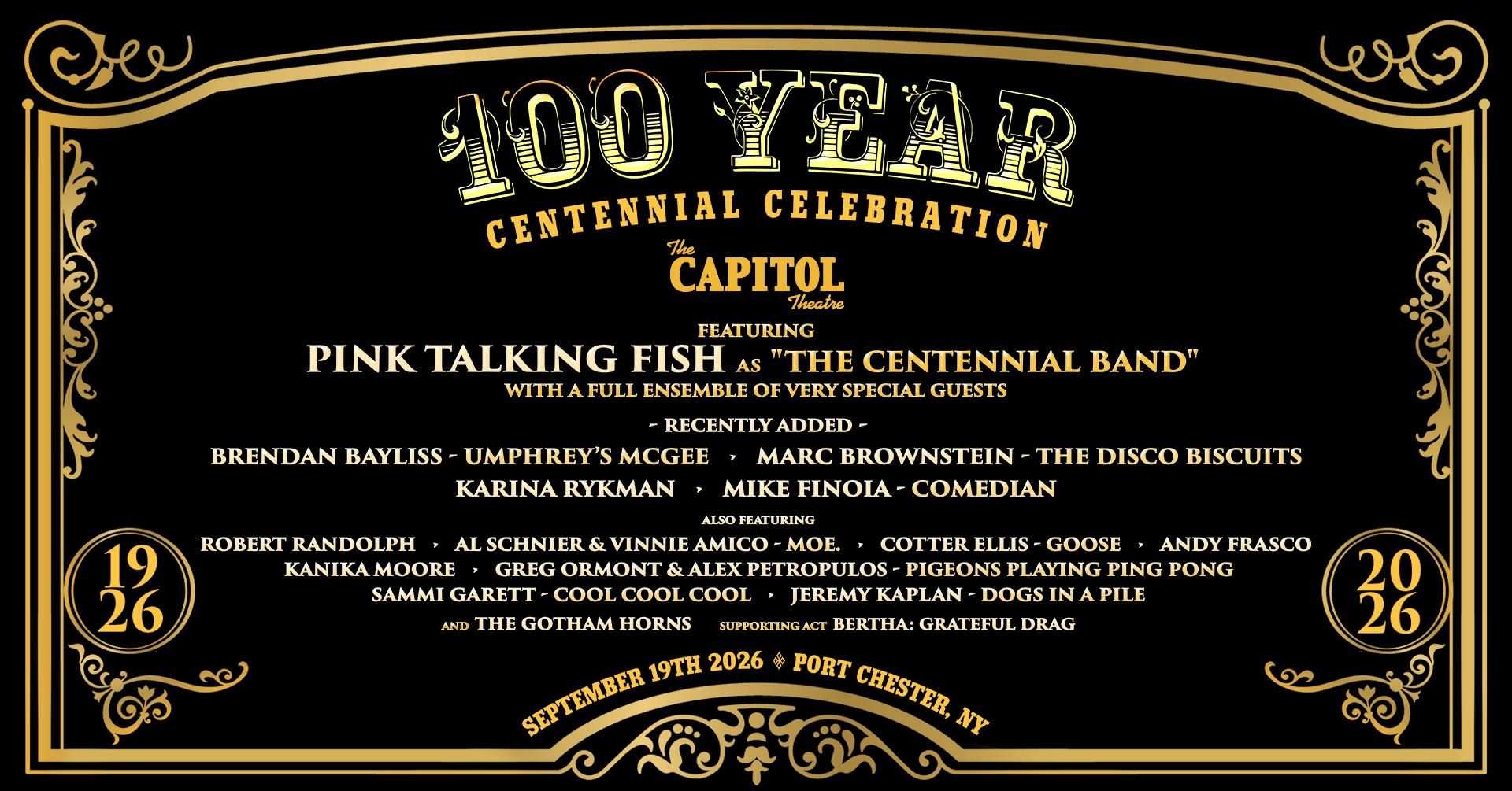More Info for The Capitol Theatre 100th Anniversary Celebration