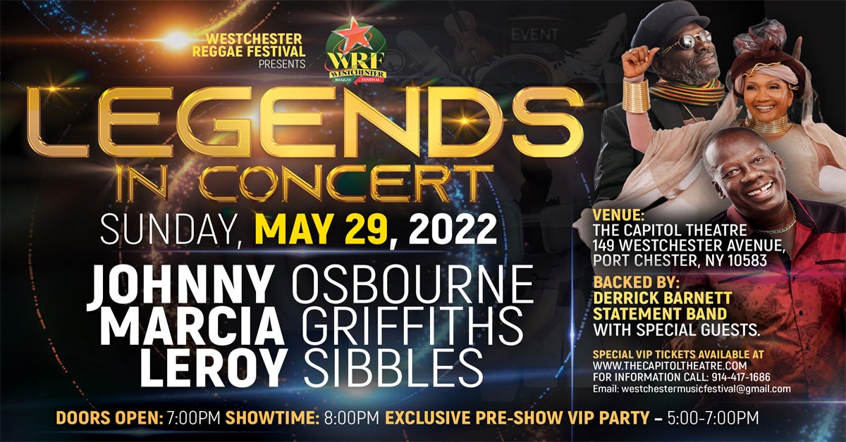 More Info for Westchester Reggae Festival Presents 'Legends In Concert'